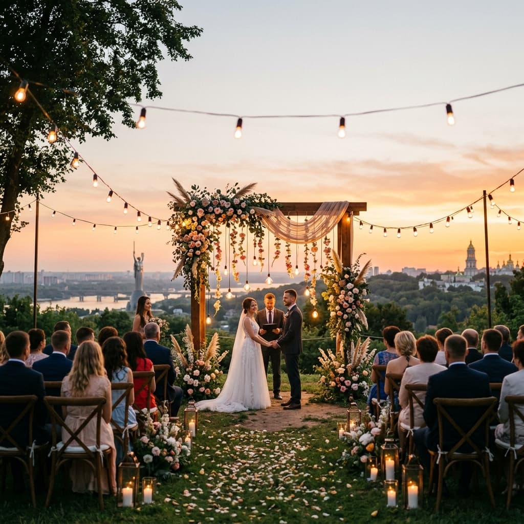 Оренда гірлянд на весілля у Києві: повний гід з цінами 2026