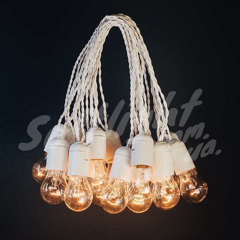 Оренда гірлянди 10 метрів 20 ламп (біла)